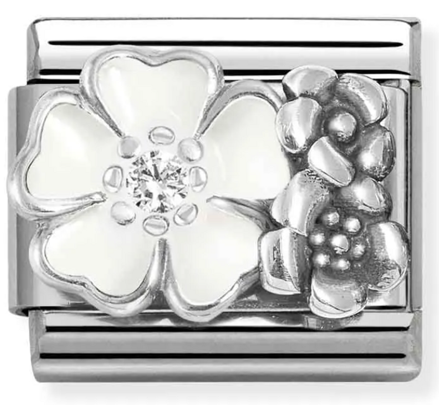 Nomination Link 925 zawieszka srebro Kwiaty z cyrkonią 330325 01.png